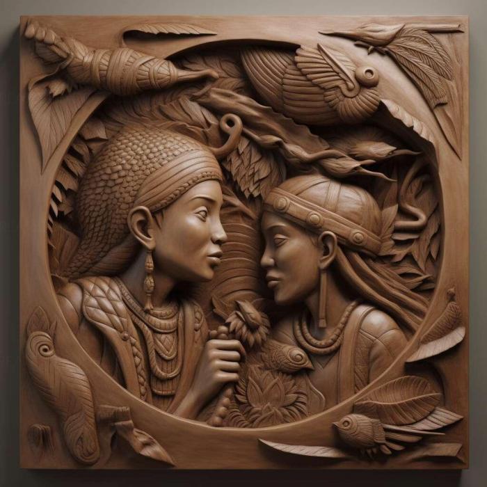 نموذج ثلاثي الأبعاد لآلة CNC 3D Art 